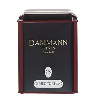 Dammann Frères Coquelicot Thé Noir Gourmet - Thé - Publicité Dammann Frères Coquelicot Thé Noir Gourmet - Thé - Publicité