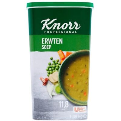 Knorr Professional Split Pea Soup for 11.8L 1.38 kg - Publicité Knorr Professional Split Pea Soup for 11.8L 1.38 kg - Publicité