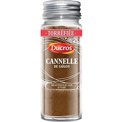 DUCROS Torréfié Cannelle de Saïgon Idéal pour Plats Salés et Sucrés 40g (lot - Publicité DUCROS Torréfié Cannelle de Saïgon Idéal pour Plats Salés et Sucrés 40g (lot - Publicité