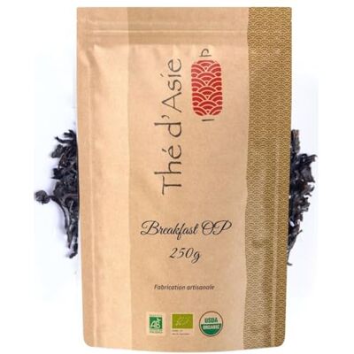Khla Thé Noir Bio Breakfast OP Sachet Vrac 250 g Thé Matin Biologique Feuilles Séchées Thé d’Asie Brunch Petit Déjeuner Origine Sri Lanka Tisane & Infusion - Publicité Khla Thé Noir Bio Breakfast OP Sachet Vrac 250 g Thé Matin Biologique Feuilles Séchées Thé d’Asie Brunch Petit Déjeuner Origine Sri Lanka Tisane & Infusion - Publicité