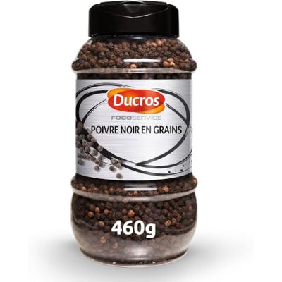 DUCROS Poivre Noir En Grains, 460 G - Publicité DUCROS Poivre Noir En Grains, 460 G - Publicité
