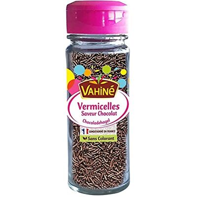 Vahiné Vermicelles Saveur Chocolat Sans Colorant 65g (lot de 3 - Publicité Vahiné Vermicelles Saveur Chocolat Sans Colorant 65g (lot de 3 - Publicité