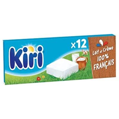 KIRI Fromage en Portions Crème, Les 12 portions, 216g - Publicité KIRI Fromage en Portions Crème, Les 12 portions, 216g - Publicité