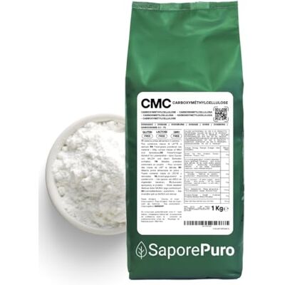 SaporePuro CMC 1 kg utilisé pour modeler la pâte à sucre colle alimentaire pour créer des gels pour la crème glacée - Publicité SaporePuro CMC 1 kg utilisé pour modeler la pâte à sucre colle alimentaire pour créer des gels pour la crème glacée - Publicité