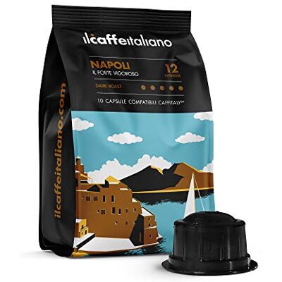 Caffitaly - Il Caffè Italiano Napoli - Capsule de café - Publicité Caffitaly - Il Caffè Italiano Napoli - Capsule de café - Publicité