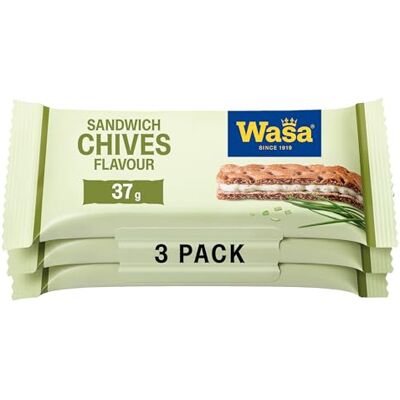 Wasa Vasa Sandwich fromage & Ciboulette Multipack, Lot de 8 (8 x 111 g) - Publicité Wasa Vasa Sandwich fromage & Ciboulette Multipack, Lot de 8 (8 x 111 g) - Publicité
