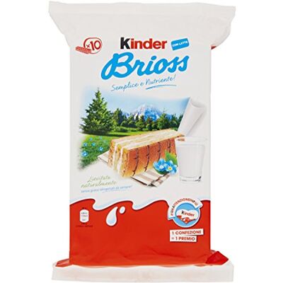 Kinder Brioss Confezione da 10 Pezzi - Publicité Kinder Brioss Confezione da 10 Pezzi - Publicité