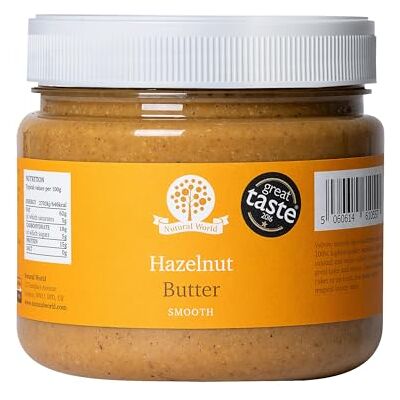 Nutural World Beurre de noisette onctueux (1kg) Vainqueur des Great Taste Awards - Publicité Nutural World Beurre de noisette onctueux (1kg) Vainqueur des Great Taste Awards - Publicité