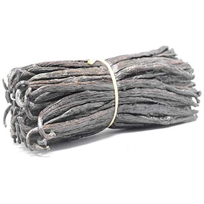 Grandes Îles Gousse de Vanille Bourbon de Madagascar qualité Gourmet 10 gousses fraîches Premium 16cms / 30g environ emballage sous vide d'air individuel (par 2) anti gaspillage et pratique ! - Publicité Grandes Îles Gousse de Vanille Bourbon de Madagascar qualité Gourmet 10 gousses fraîches Premium 16cms / 30g environ emballage sous vide d'air individuel (par 2) anti gaspillage et pratique ! - Publicité