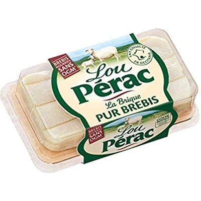LOU PERAC Fromage de brebis, la Brique La barquette de 150g - Publicité LOU PERAC Fromage de brebis, la Brique La barquette de 150g - Publicité