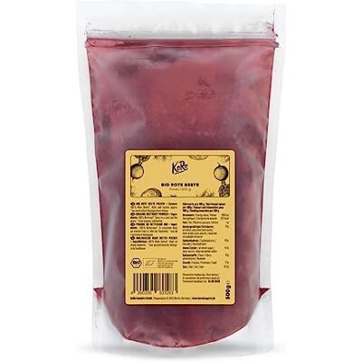 KoRo Poudre de betterave bio 500 g Colorant alimentaire 100 % naturel au goût subtil, riche en minéraux et en vitamines - Publicité KoRo Poudre de betterave bio 500 g Colorant alimentaire 100 % naturel au goût subtil, riche en minéraux et en vitamines - Publicité