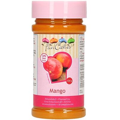 FunCakes Flavor Paste Mangue Arômes Alimentaires Bon Goût Décoration de Gâteaux Adapté pour Pâte/Garnitures 140 g - Publicité FunCakes Flavor Paste Mangue Arômes Alimentaires Bon Goût Décoration de Gâteaux Adapté pour Pâte/Garnitures 140 g - Publicité