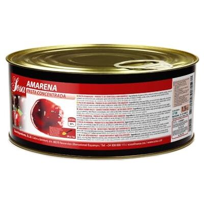 SOSA Pâte concentrée Amarena Format 1,5 kg - Publicité SOSA Pâte concentrée Amarena Format 1,5 kg - Publicité