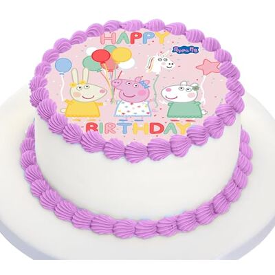 KARDASIS Peppa Pig Sucre 20cm Déco Gâteau Comestible Anniversaire - Publicité KARDASIS Peppa Pig Sucre 20cm Déco Gâteau Comestible Anniversaire - Publicité