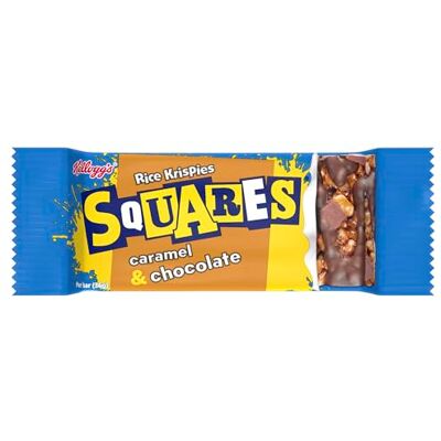 Kellogg's Rice Krispies Squares Biscuits au caramel, 36 g - Publicité Kellogg's Rice Krispies Squares Biscuits au caramel, 36 g - Publicité