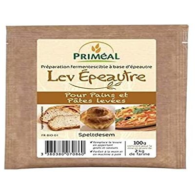 Primeal Priméal Lev 'Epeautre Levure de Boulanger Bio 100 g - Publicité Primeal Priméal Lev 'Epeautre Levure de Boulanger Bio 100 g - Publicité