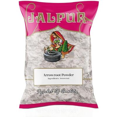 Jalpur Arrow-root/maranta en poudre féculant/farine 200 g - Publicité Jalpur Arrow-root/maranta en poudre féculant/farine 200 g - Publicité