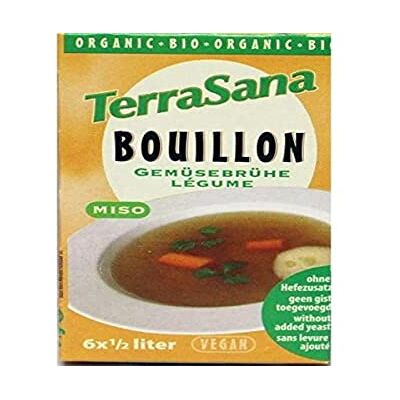 Terrasana Cubes de bouillon de légumes au miso et sans levure 64 g - Publicité Terrasana Cubes de bouillon de légumes au miso et sans levure 64 g - Publicité