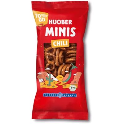 Huober Mini-Bretzels au Chili Bio 75 g - Publicité Huober Mini-Bretzels au Chili Bio 75 g - Publicité