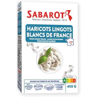 Sabarot Haricots Lingots blancs de France 450g - Publicité Sabarot Haricots Lingots blancs de France 450g - Publicité