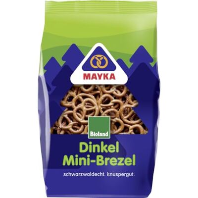 MAYKA Mini Bretzels Épeautre Bio 150 g - Publicité MAYKA Mini Bretzels Épeautre Bio 150 g - Publicité