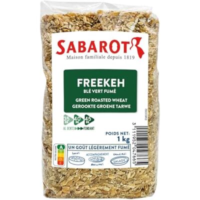 Sabarot Freekeh Blé vert fumé Sachet 1kg - Publicité Sabarot Freekeh Blé vert fumé Sachet 1kg - Publicité