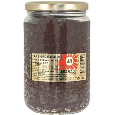 Moulin Ramade Tapenade noire 600g - Publicité Moulin Ramade Tapenade noire 600g - Publicité