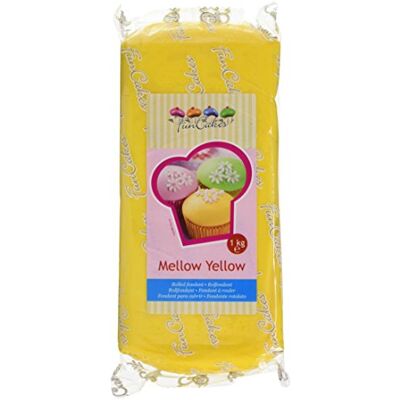 FunCakes Pâte à Sucre Jaune 1 kg - Publicité FunCakes Pâte à Sucre Jaune 1 kg - Publicité