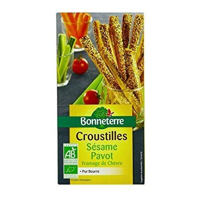 BONNETERRE GRESSINS AUX GRAINES SESAME-LIN-TOURNES - Publicité BONNETERRE GRESSINS AUX GRAINES SESAME-LIN-TOURNES - Publicité