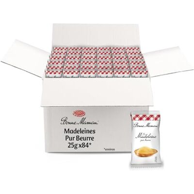 Bonne Maman Madeleines pur beurre 25g x 84 - Publicité Bonne Maman Madeleines pur beurre 25g x 84 - Publicité