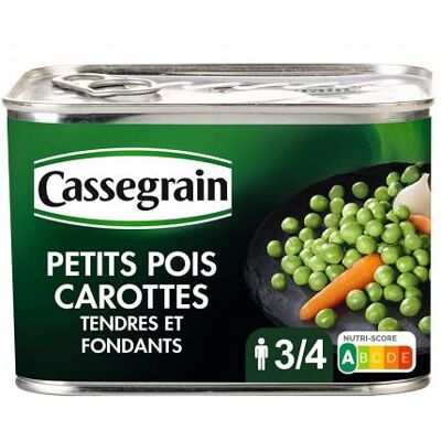 géneric Petits Pois Et Carottes 465G Cassegrain (Lot De 2) Best Deal - Publicité géneric Petits Pois Et Carottes 465G Cassegrain (Lot De 2) Best Deal - Publicité