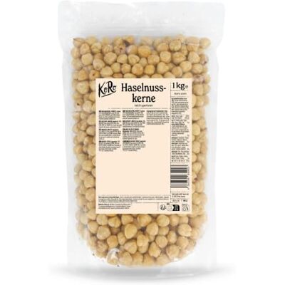 KoRo Noisettes torréfiées 1 kg Noisettes émondées et sans additifs ni conservateurs, parfaites pour la cuisine ou comme snack - Publicité KoRo Noisettes torréfiées 1 kg Noisettes émondées et sans additifs ni conservateurs, parfaites pour la cuisine ou comme snack - Publicité
