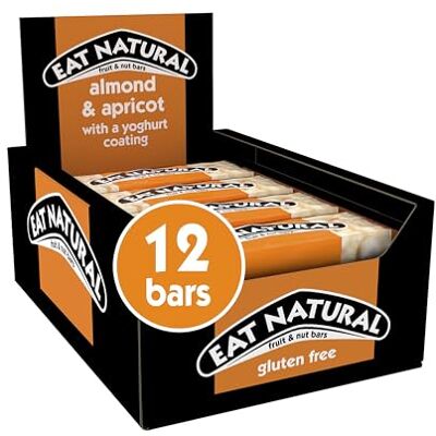 Eat Natural - Almond Apricot & Yoghurt - Sans Gluten - Bar - Publicité Eat Natural - Almond Apricot & Yoghurt - Sans Gluten - Bar - Publicité