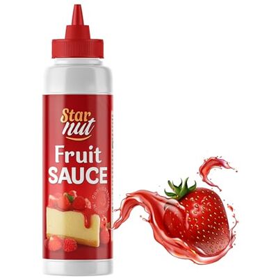 Star nut Sauce aux Fruits 250g – Topping Fruité pour Desserts et Pâtisserie - Publicité Star nut Sauce aux Fruits 250g – Topping Fruité pour Desserts et Pâtisserie - Publicité