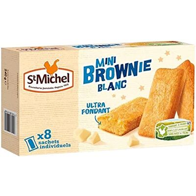 St Michel Mini Brownie Chocolat Blanc 240g (lot de 3) - Publicité St Michel Mini Brownie Chocolat Blanc 240g (lot de 3) - Publicité