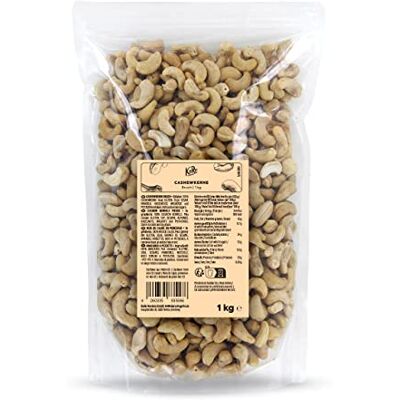 KoRo Noix de cajou en morceaux 1 kg Noix de cajou naturelles, sans additifs, non salées, emballage grand format - Publicité KoRo Noix de cajou en morceaux 1 kg Noix de cajou naturelles, sans additifs, non salées, emballage grand format - Publicité