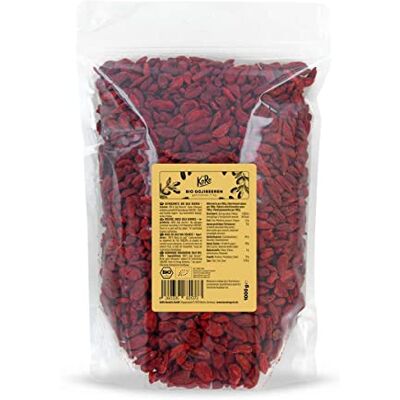 KoRo Baies de Goji Bio 1 kg – Super-aliment Naturel, Séchées Sans Additifs, Riches en Fibres et Protéines, Idéales pour Mueslis, Salades et Recettes - Publicité KoRo Baies de Goji Bio 1 kg – Super-aliment Naturel, Séchées Sans Additifs, Riches en Fibres et Protéines, Idéales pour Mueslis, Salades et Recettes - Publicité