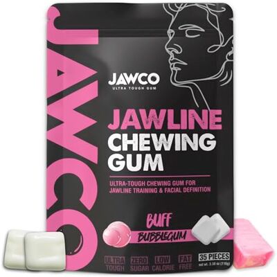 JAWCO Chewing-gum ultra-résistant pour la mâchoire Obtenez une mâchoire plus forte et plus carrée Chewing-gum dur d'entraînement de la mâchoire Ciselez, sculptez, tonifiez votre mâchoire - Publicité JAWCO Chewing-gum ultra-résistant pour la mâchoire Obtenez une mâchoire plus forte et plus carrée Chewing-gum dur d'entraînement de la mâchoire Ciselez, sculptez, tonifiez votre mâchoire - Publicité