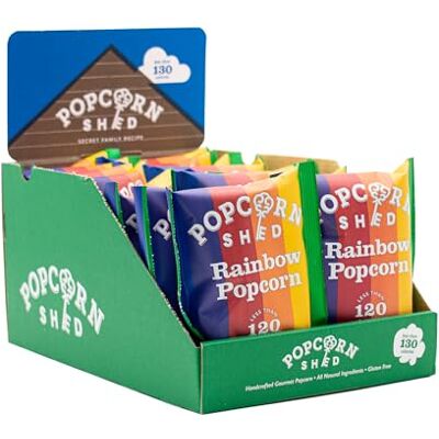 Popcorn Shed Rainbow Popcorn - 24g - 16 Pack - Snack - Publicité Popcorn Shed Rainbow Popcorn - 24g - 16 Pack - Snack - Publicité