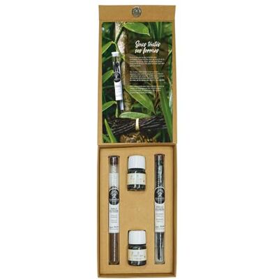 Ilanga-Nature Ilanga Nature Coffret Cadeau Coffret Vanille 2 tubes et 2 extraits Madagascar - Publicité Ilanga-Nature Ilanga Nature Coffret Cadeau Coffret Vanille 2 tubes et 2 extraits Madagascar - Publicité