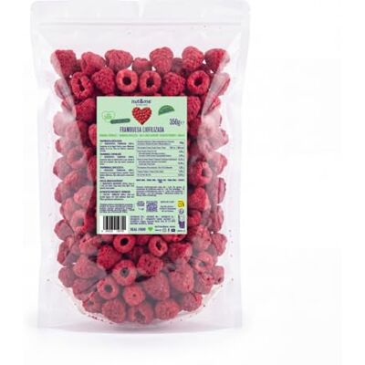 nut&me Framboise Lyophilisée Entière 350 g Fruit Lyophilisé, Freeze Dried croquants, snack sain, naturellement sucrés sans sucres ajoutés, additifs, gluten ni OGM sachet refermable ZIP - Publicité nut&me Framboise Lyophilisée Entière 350 g Fruit Lyophilisé, Freeze Dried croquants, snack sain, naturellement sucrés sans sucres ajoutés, additifs, gluten ni OGM sachet refermable ZIP - Publicité