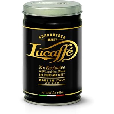 Café Arabica Lucaffe Mr. Exclusive - 250g - Café - Publicité Café Arabica Lucaffe Mr. Exclusive - 250g - Café - Publicité