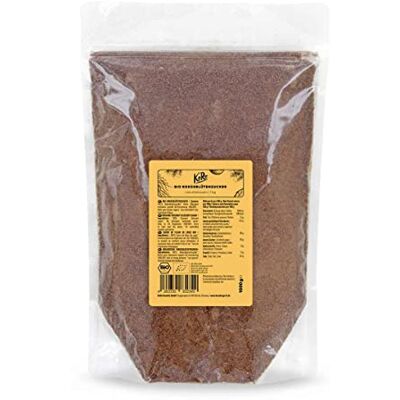 KoRo Sucre de fleur de coco bio 1 kg Sucre naturel, non raffiné, au goût subtil de caramel - Publicité KoRo Sucre de fleur de coco bio 1 kg Sucre naturel, non raffiné, au goût subtil de caramel - Publicité