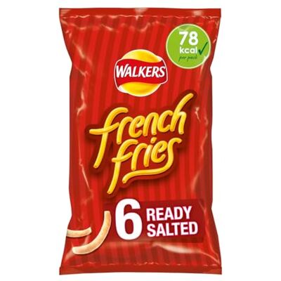 Walkers Fries prêtes à l'emploi salées Lot de 6 croustilles 18 g - Publicité Walkers Fries prêtes à l'emploi salées Lot de 6 croustilles 18 g - Publicité