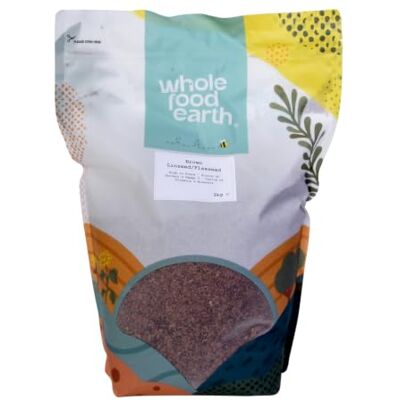 Wholefood Earth Graines de Lin Brun 3 kg Non-OGM, Naturelles, Riches en Fibres - Publicité Wholefood Earth Graines de Lin Brun 3 kg Non-OGM, Naturelles, Riches en Fibres - Publicité