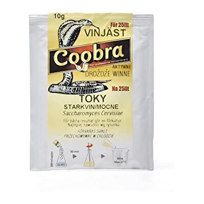 AlcoFermBrew Levure de vin Coobra Toky 10g – Fermentation 25–30L vins blancs doux & moelleux, souche Tokaj, levure sèche - Publicité AlcoFermBrew Levure de vin Coobra Toky 10g – Fermentation 25–30L vins blancs doux & moelleux, souche Tokaj, levure sèche - Publicité