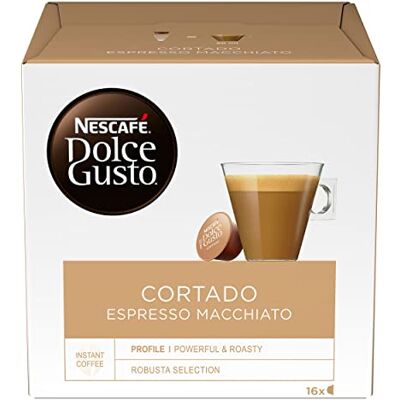 Nescafe Coffee Capsule Dolce Gusto Cortado Espresso Macchiato Koffie Capsules Dolce Gusto Cortado Espresso Macchiato Koffie Capsules Poids Total 100 grams - Publicité Nescafe Coffee Capsule Dolce Gusto Cortado Espresso Macchiato Koffie Capsules Dolce Gusto Cortado Espresso Macchiato Koffie Capsules Poids Total 100 grams - Publicité