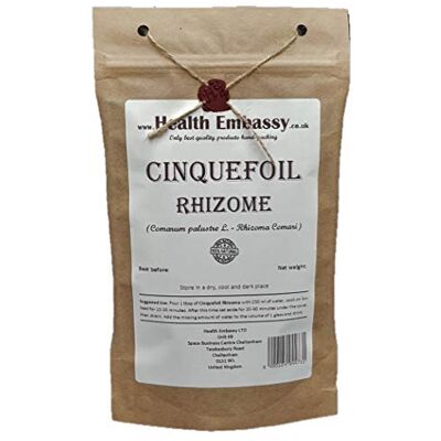HEALTH EMBASSY Rhizomes de Potentille des Marais Tisane Comarum Palustre L Cinquefoil Rhizome Tea (50g) - Publicité HEALTH EMBASSY Rhizomes de Potentille des Marais Tisane Comarum Palustre L Cinquefoil Rhizome Tea (50g) - Publicité