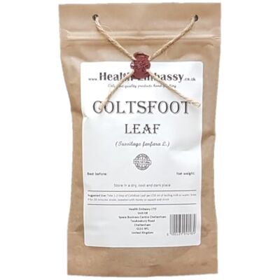 HEALTH EMBASSY Feuilles de Tussilage Tussilago Farfara L Coltsfoot Leaf (50g) - Publicité HEALTH EMBASSY Feuilles de Tussilage Tussilago Farfara L Coltsfoot Leaf (50g) - Publicité
