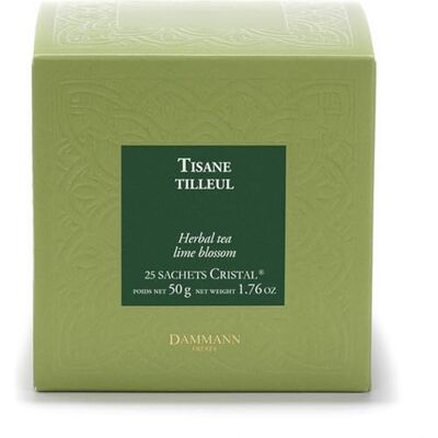 Dammann Frères Tilleul Tisane 25 sachets cristal - Publicité Dammann Frères Tilleul Tisane 25 sachets cristal - Publicité